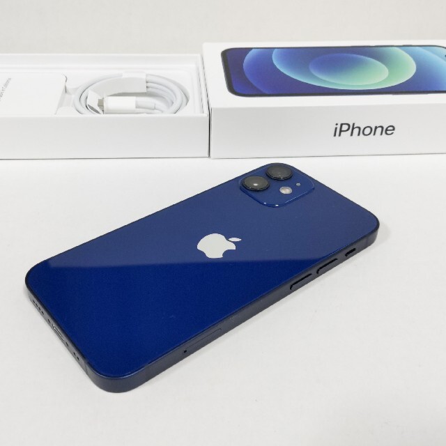 今年も話題の 12 アイフォン 【未使用】アップル - iPhone ミニ ブルー 64GB スマートフォン本体