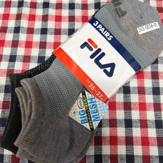 FILA スニーカーソックスメッシュ3足組(ソックス)