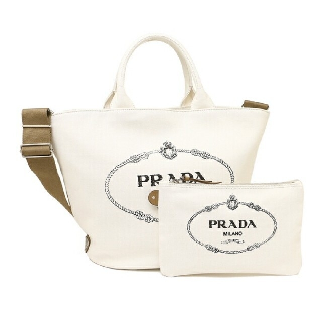 PRADA(プラダ)の【新品　未使用】RADA プラダ カナパ　ハンドバッグ レディースのバッグ(ショルダーバッグ)の商品写真