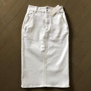 スナイデル(SNIDEL)のsnidel デニムスカート　新品(ひざ丈スカート)