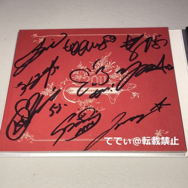 少女時代 直筆サイン「Winter The Warmest Gift」SMT 少女時代 直筆サイン「Winter The Warmest Gift」SMT