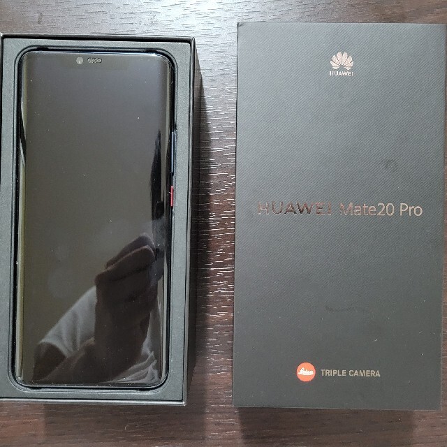 HUAWEI Mate20 pro ミッドナイトブルー simロック解除済