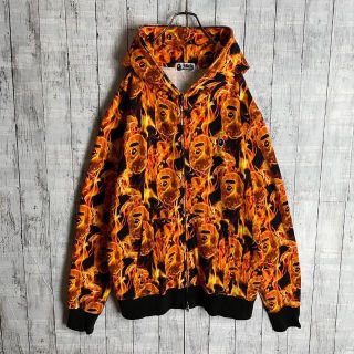 A BATHING APE - 【美品☆超希少ファイヤーデザイン☆Lサイズ ...