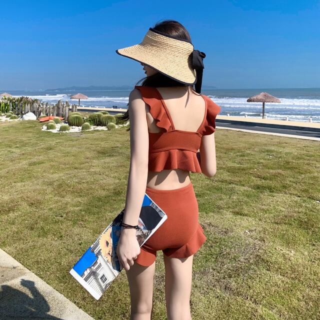 水着 レディース 韓国ファッション インポート ビキニ　体型カバー レディースの水着/浴衣(水着)の商品写真