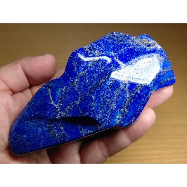 鮮青 312g ラピスラズリ 原石 鉱物 宝石 鑑賞石 自然石 誕生石 水石