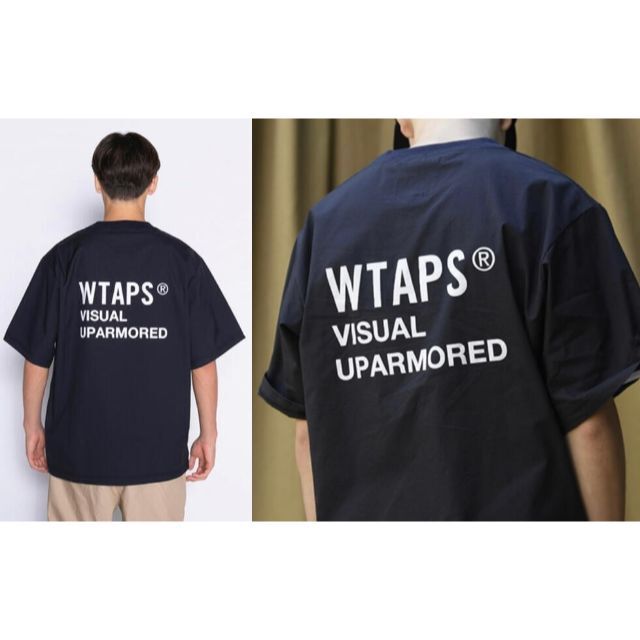 W)taps(ダブルタップス)の21SS WTAPSダブルタップス SMOCKスモック Tシャツ M紺211M▲ メンズのトップス(シャツ)の商品写真