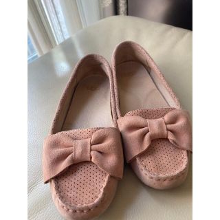 アグ(UGG)のUGG ピンク　ローファー　サイズ5(スリッポン/モカシン)