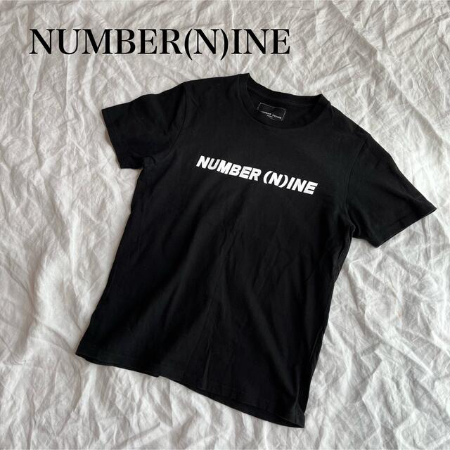 NUMBER (N)INE(ナンバーナイン)のナンバーナイン デニム　Tシャツ　半袖　ロゴT メンズ　ブラック メンズのトップス(Tシャツ/カットソー(半袖/袖なし))の商品写真