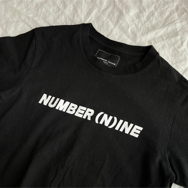 NUMBER (N)INE(ナンバーナイン)のナンバーナイン デニム　Tシャツ　半袖　ロゴT メンズ　ブラック メンズのトップス(Tシャツ/カットソー(半袖/袖なし))の商品写真