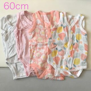 ユニクロ(UNIQLO)のUNIQLO &西松屋　夏用肌着4枚セット(肌着/下着)