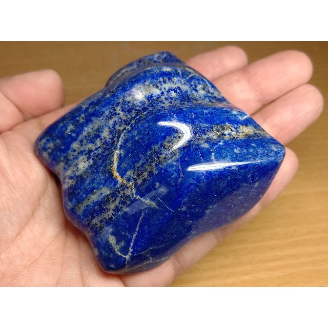 鮮青 304g ラピスラズリ 原石 鉱物 宝石 鑑賞石 自然石 誕生石 水石
