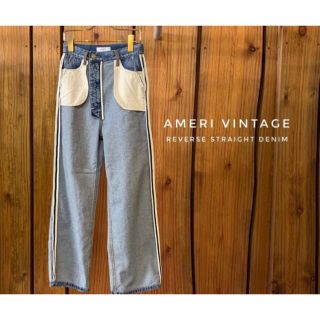 アメリヴィンテージ(Ameri VINTAGE)のREVERSE STRAIGHT DENIM(デニム/ジーンズ)