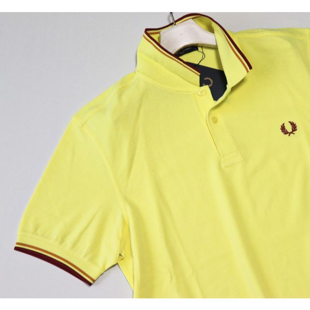 FRED PERRY フレッドペリー ポロシャツ ライン入り L