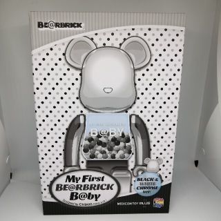 ベアブリック(BE@RBRICK)のMY FIRST BE@RBRICK  BLACK  WHITE CHROME(フィギュア)