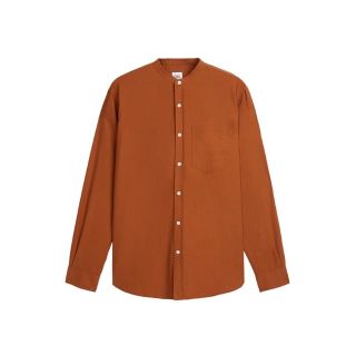 ザラ(ZARA)のスタンドカラーフランネルシャツ(シャツ)