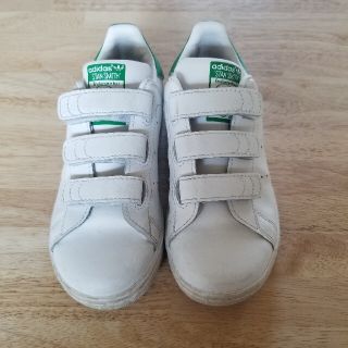 アディダス(adidas)のadidas スタンスミス　グリーン　18センチ(スニーカー)