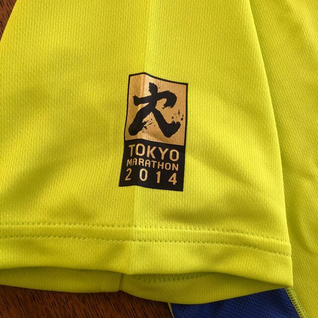 asics(アシックス)の2014年東京マラソン　asicsランニングTシャツ　S スポーツ/アウトドアのランニング(ウェア)の商品写真