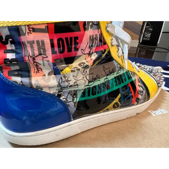 Christian Louboutin(クリスチャンルブタン)の美品　ルブタン  エナメル　ハワイ購入　44 1/2 スニーカー メンズの靴/シューズ(スニーカー)の商品写真