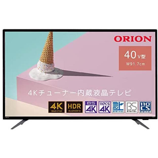 4K 40inch テレビ　ORION OL40XD100