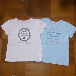 メゾピアノジュニア(mezzo piano junior)のメゾピアノ メゾピアノジュニア L160センチ カットソー２枚セット(Tシャツ/カットソー)