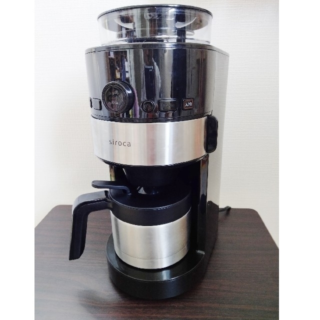 調理家電シロカ コーン式全自動コーヒーメーカー　SC-C122