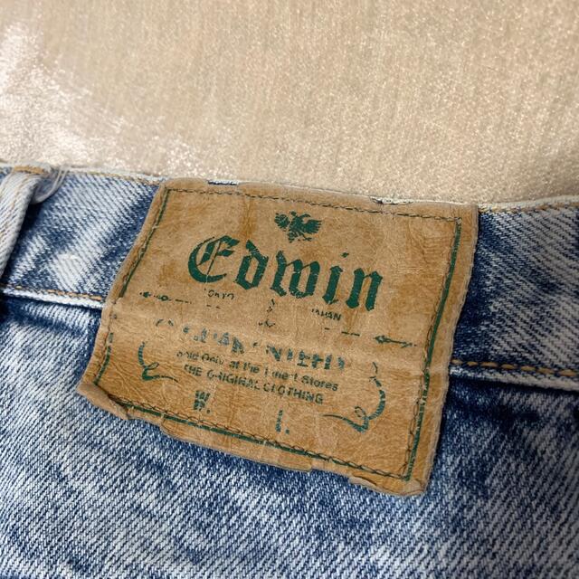 EDWIN(エドウィン)の【EDWIN】極上ケミカルウォッシュ加工デニム vintage古着 メンズのパンツ(デニム/ジーンズ)の商品写真