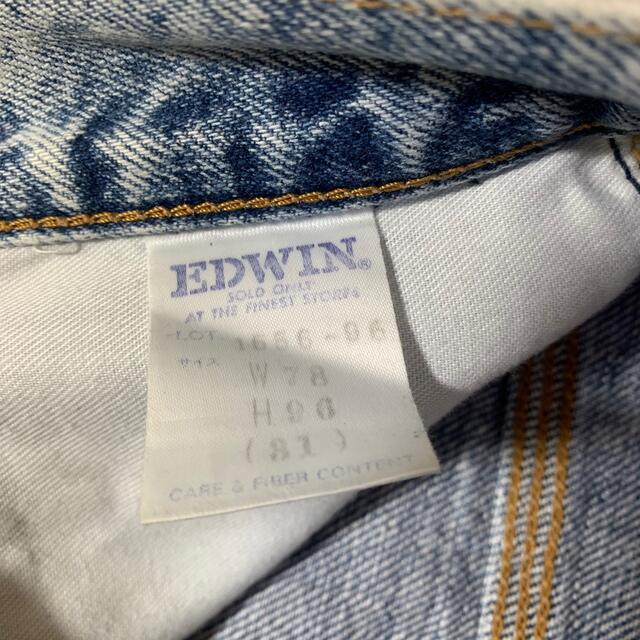 EDWIN(エドウィン)の【EDWIN】極上ケミカルウォッシュ加工デニム vintage古着 メンズのパンツ(デニム/ジーンズ)の商品写真