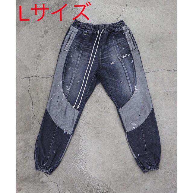 サイズスペックサプール SAPEur VINTAGE DENIM TRACK PANTSデニム