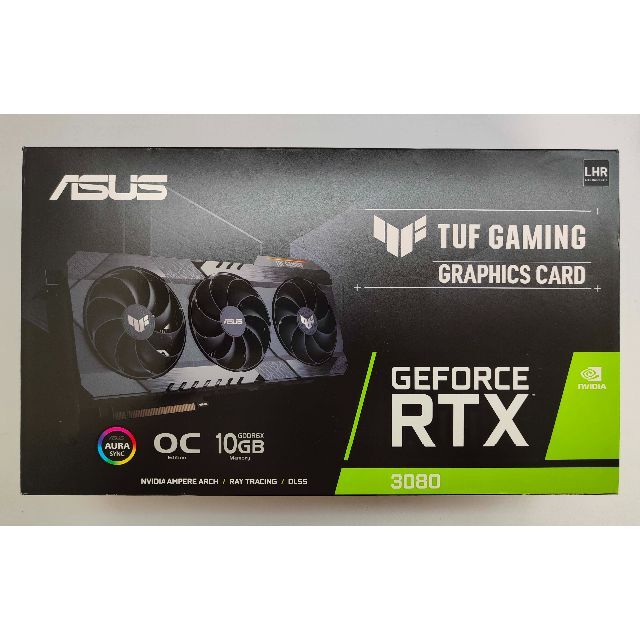 ASUS RTX 3080 TUF-RTX3080-O10G-V2-GAMINGPCパーツ