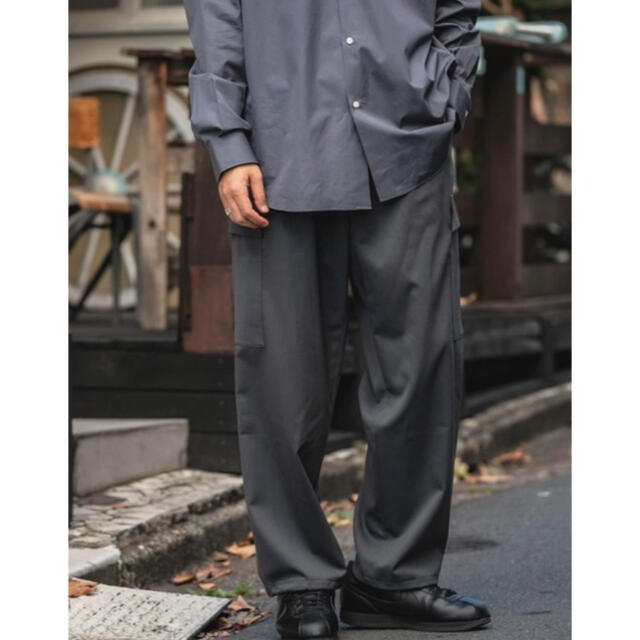 urban research WASHABLE　ウール　カーゴパンツ