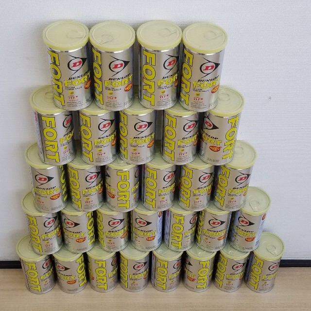 DUNLOP(ダンロップ)のDUNLOP FORT テニスボール 2個入×30缶 60球セット 黄色 ITF スポーツ/アウトドアのテニス(その他)の商品写真