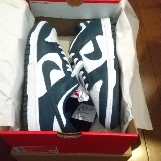 ナイキ(NIKE)のNIKE  ダンクLow レトロ    バレリアンブルー(スニーカー)