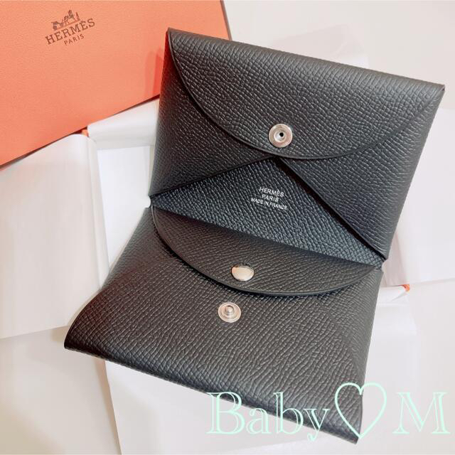 【入手困難】HERMES 超レア♡カルヴィデュオ ブラック U刻印