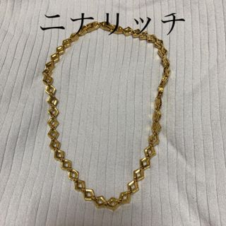 ニナリッチ(NINA RICCI)のニナリッチ ネックレス 箱なし ゴールド 金色(ネックレス)