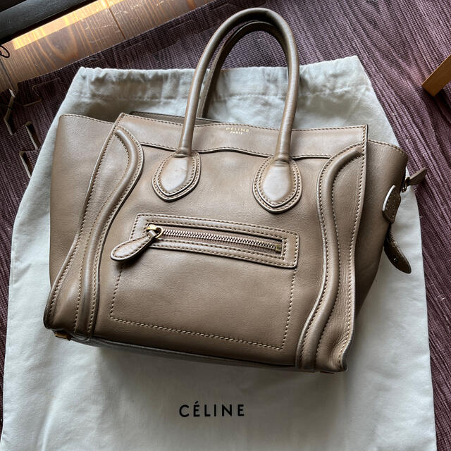 お気に入りの celine - セリーヌ◇ラゲージM ハンドバッグ - hesnor.com