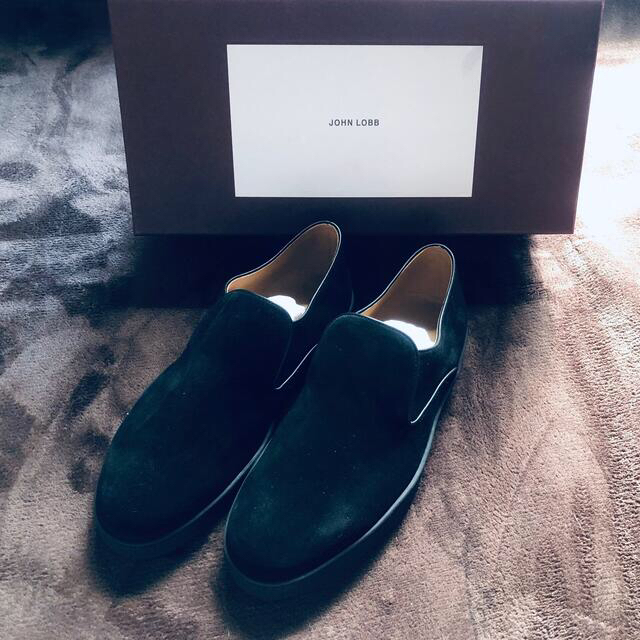 木造 JOHN LOBB ジョンロブ HOWELL ハウエル UK7 黒 - ブーツ