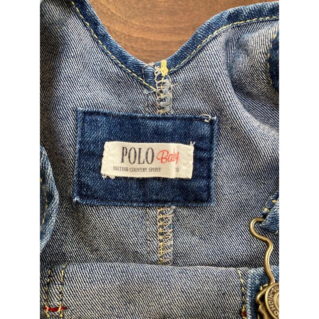 POLO RALPH LAUREN(ポロラルフローレン)のPOLObaby オーバーオール　デニム　70サイズ キッズ/ベビー/マタニティのベビー服(~85cm)(その他)の商品写真