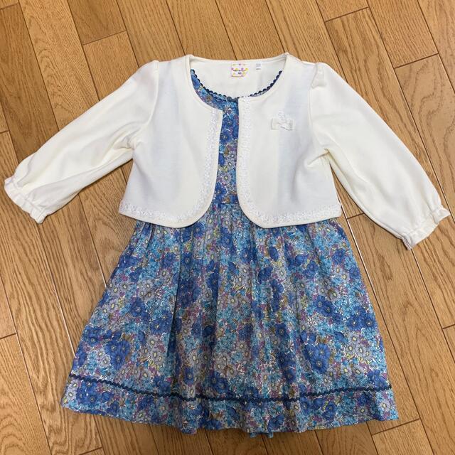 BeBe(ベベ)のFartine et Chocolat(べべ)ワンピース100サイズ キッズ/ベビー/マタニティのキッズ服女の子用(90cm~)(ワンピース)の商品写真