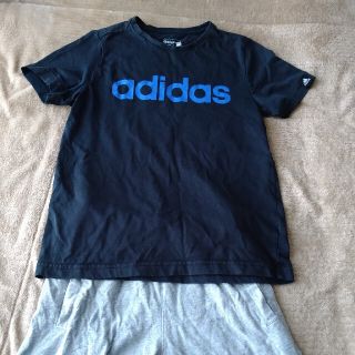 アディダス(adidas)のアディダス キッズ ジュニア 160 半袖Tシャツ ブラック(Tシャツ/カットソー)