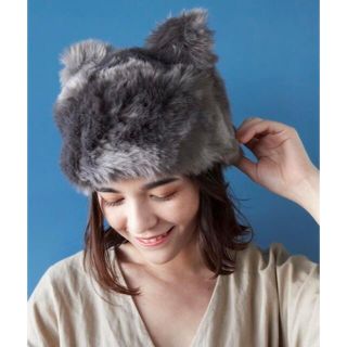 キャセリーニ(Casselini)のキャセリーニ ロシア帽 ファー 帽子 猫耳 新品 未使用 タグ付き(その他)