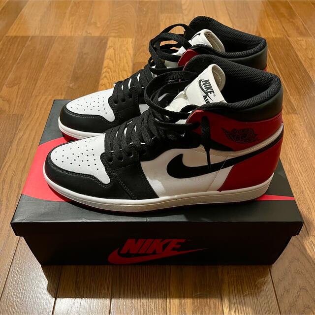 激レア！NIKE AIR JORDAN1 RETRO HIGH OG “つま黒”メンズ