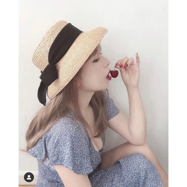 SNIDEL(スナイデル)の【完売商品】Audrey hat オードリーハット ブラック レディースの帽子(ハット)の商品写真