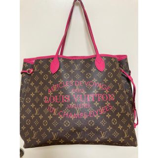 ルイヴィトン(LOUIS VUITTON)のルイヴィトン☆イカットフラワー☆ネヴァーフルGM★訳あり‼️(トートバッグ)