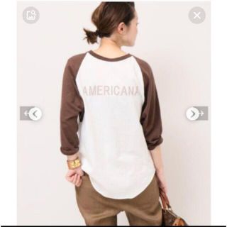 ドゥーズィエムクラス(DEUXIEME CLASSE)の☆きょんきょん様ご専用☆AMERICANA BASE BALL Tシャツ (カットソー(長袖/七分))