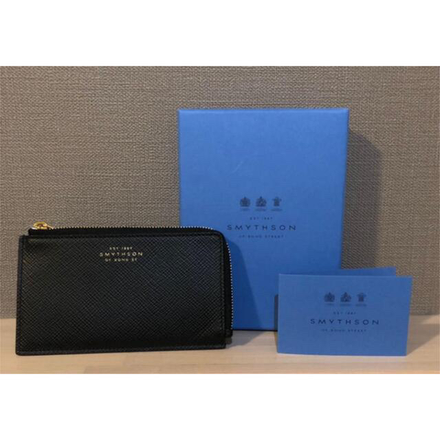 smythson Panamaレザー3カードコインパース ③