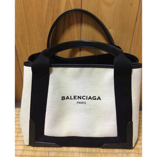 バレンシアガバッグ(BALENCIAGA BAG)のnico様専用     バレンシアガ ネイビー ガバス (トートバッグ)