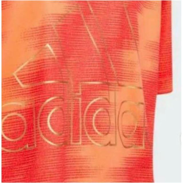 adidas(アディダス)の【新品】【サイズ：130】adidasキッズTシャツ(インスパイア赤) キッズ/ベビー/マタニティのキッズ服男の子用(90cm~)(Tシャツ/カットソー)の商品写真