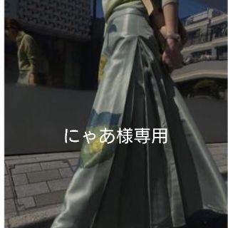 アメリヴィンテージ(Ameri VINTAGE)のELLIE ASYMMETRY PLEATS SKIRTサイズM(ロングスカート)