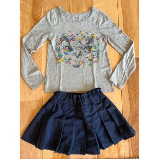 リズリサドール(LIZ LISA doll)のGAP 長袖Tシャツ　リズリサ　キュロット　セット(スカート)