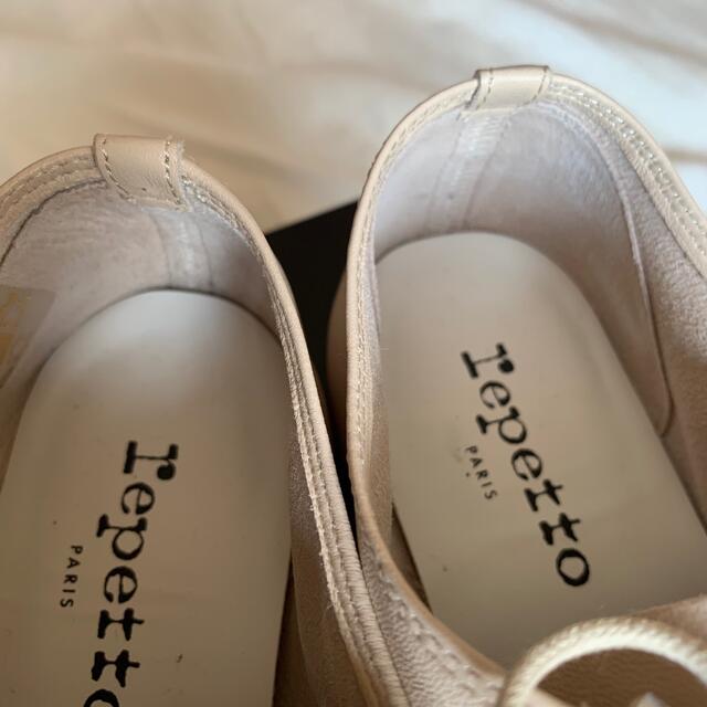 repetto(レペット)のrepetto レペット Zizi oxford shoes 39.5 ベージュ レディースの靴/シューズ(ローファー/革靴)の商品写真